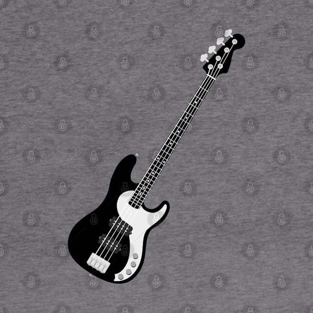 Black Bass Guitar by EverGreene